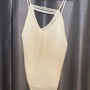 Naked Zebra White Flowy Tank